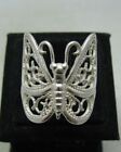 Sterling Silver Filigree Ring Solid 925 Butterfly Perfect Quality Handmade