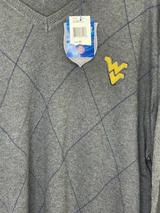 West Virginia Mountaineers Light Weight Sweater XXL Crable Brand New With Tags - Picture 1 of 9