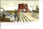 Steamboat Merrimack At Chain Bridge  at Amesbury and Newburyport, MA  1907