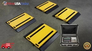 Heavy Duty Axle Scale Portable Wheel Weigher Truck Scale 4 Pads 100,000 lb - Picture 1 of 12