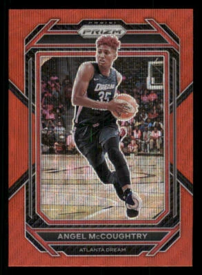 2023 Panini Prizm WNBA Prizms Ruby Wave #75 Angel McCoughtry - Image 1 of 2