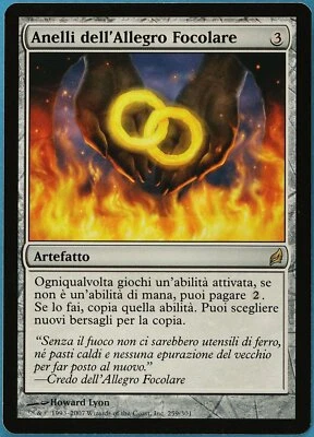 Rings of Brighthearth Lorwyn (ITALIAN) NM Artifact Rare CARD (178418) ABUGames - Image 1 of 2
