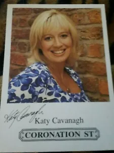 Katy Cavanagh Coronation street castcard pp - Picture 1 of 1