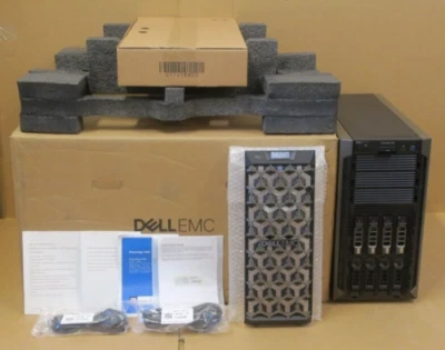NEW Dell PowerEdge T440 10C Silver 4210R 64GB RAM 4x 900GB HDD 8Bay Tower Server - Image 1 of 4