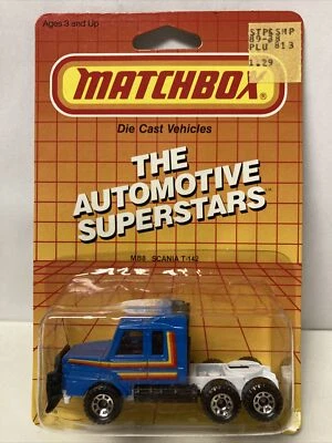 1984 Matchbox #8 MB8 Blue Scania T-142 - Image 1 of 2