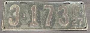 Delaware 1927 Nummernschild # 3-173 - Bild 1 von 1