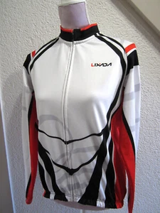 LIXADA Fahrradbekleidung Herren Set Jacke Hose Radsport Langarm Weiß Gr. M - Bild 1 von 21