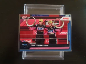 Topps Now F1 2024 #70 BWT Alpine Team - Earn incredible double podium finish - Picture 1 of 5