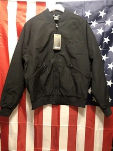 NIKE SB MENS SKATE THERMORE ALL BLACK BOMBER JACKET - XS - (CK1132-010) NEW - Picture 1 of 9