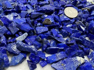 Lapis Lazuli Rough Raw Premium grade AAA cabs cutter gemstone crystals 4kg rough - Picture 1 of 8