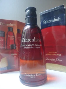 CHRISTIAN DIOR Fahrenheit 50ml After-Shave Lotion Priceless Vintage 1996 PlusBox - Picture 1 of 14