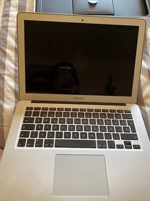 Apple Macbook Air A1466 13inch Laptop - Silver - Image 1 of 4