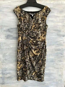 NEW! TRACY REESE 312X97 Ruched Sheath Dress, Size 2 - Snake - $348 - Picture 1 of 11