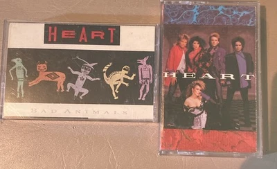 Heart Cassettes Self-Titled & Bad Animals Capital Records - Image 1 of 4