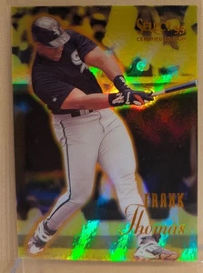 1995 Select Certified MIRROR GOLD #5 Frank Thomas Refractor HOF RARE PARALLEL - Bild 1 von 2