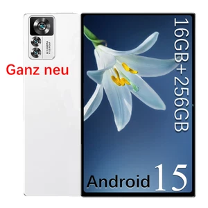 2025 Neuest Tablet Android 15 10Zoll 16GB RAM+256GB ROM 8000mAh Octa core IPS - Bild 1 von 16