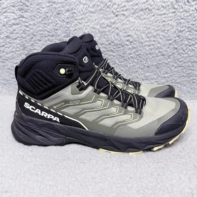 Botas de Senderismo Scarpa Rush 2 Mid GTX Mujer Talla 9 Amarillo Polvoriento Salvia Impermeables Foto 1 de 4