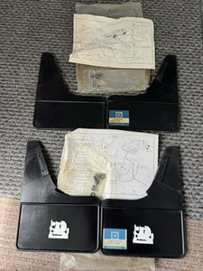 GENUINE UNUSED NOS GM VAUXHALL CAVALIER MK1 FRONT & REAR MUD FLAPS 2 And 4 Door - Picture 1 of 18