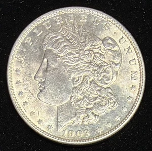 1903 Morgan Silver Dollar, Brilliant Uncirculated, Better Date! - Picture 1 of 2