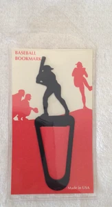 Black Metal Baseball Bookmark In Original Packaging - Barnes & Noble - Unused - Picture 1 of 3