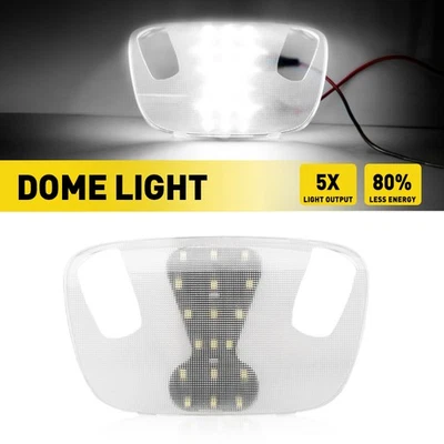 LED White Interior Light Dome Roof Ceiling Reading Lamp For 97-03 Ford F-150 EE - Image 1 of 4