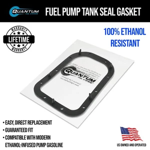 QFS Fuel Pump Tank Seal Gasket 2001-07 Harley-Davidson Softail Touring 61381-02A - Picture 1 of 8