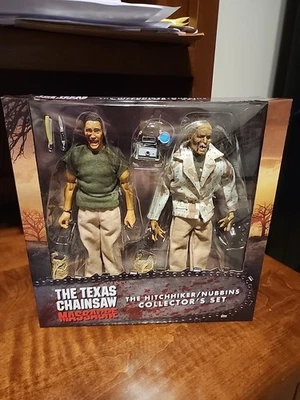 Juego de figuras de acción NECA Texas Chainsaw Massacre Hitchhiker and Nubbins Sawyer nuevo en caja Foto 1 de 4