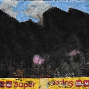 Sabine Peuckert Berlín paisaje urbano Alemania Oriental arte signo técnica mixta 2012 - Imagen 1 de 3