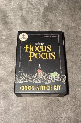 Disney Hocus Pocus Cross Stitch Mini Kit 4 Patterns With Supplies Opened Only - Image 1 of 4