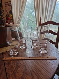 Raro Juego de 4 vasos vintage Stout Porter 7,5" x 3,75" 400 ml soplados a mano usados en excelente estado - Imagen 1 de 24