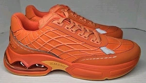 Size 9 Mallet Neptune Low Top Orange Sneakers Mens - Picture 1 of 10
