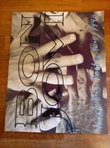 PROGRAMME - Bon Jovi 1993 Keep The Faith Tour Programme Collectible Book - Picture 1 of 2