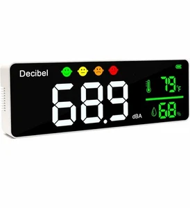 Decibel Meter Wall Hanging Sound Level Meter 11 inch Large LED Display Noise ... - Picture 1 of 9
