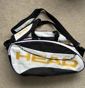 Head Tennis Racquet Bag Multiple Compartments Straps Squash Pickleball - Picture 1 of 11