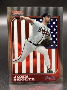 1997 Bowman Chrome International JOHN SMOLTZ #41 HOF Braves - Picture 1 of 2