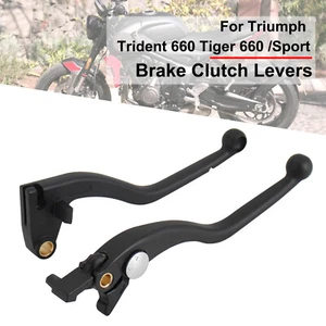 Hand Brake Clutch Lever For Triumph Trident 660 Tiger 660 /Sport 2021-2023 Black - Picture 1 of 10