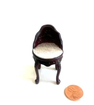BESPAQ DOLLHOUSE MINIATURE DRESSING TABLE CHAIR 2151 MH