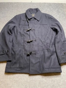 Ralph Lauren Double RL RRL Duffle Toggle Coat Blu Navy Uomo Taglia M - Foto 1 di 16