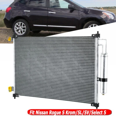 Condensador CA para Nissan Rogue SL S KROM 2008-2013/ROGUE SELECT 2014 2015 2,5L - Imagem 1 de 4