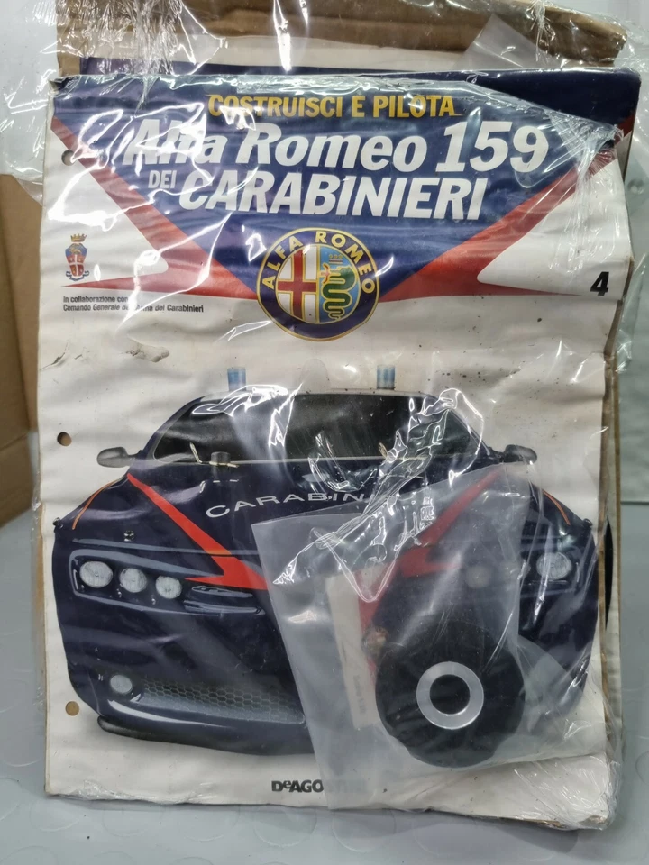 ALFA ROMEO 159 DEI CARABINIERI SCALA 1/10 A SCOPPIO DEAGOSTINI USCITA n°4 - Immagine 1 di 1