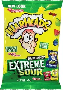 2 x Warheads Extreme Sour Hard Candy 56 g - Picture 1 of 3