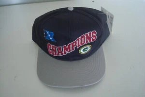 PACKERS 1997 CHAMPS 90S SNAPBACK DEADSTOCK HAT CAP VINTAGE A4 - Picture 1 of 2