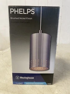 Westinghouse Lighting 6101200 Phelps One-Light Indoor Mini Pendant Free Shipping - Picture 1 of 1