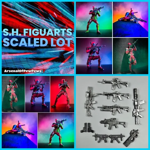 S.H. Figuarts Scale - Deadpool 3D Printed Gun Upgrade Lot Cover