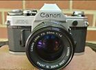 Canon AE-1 SLR 35mm Film Camera with many extra lenses - See Photos !