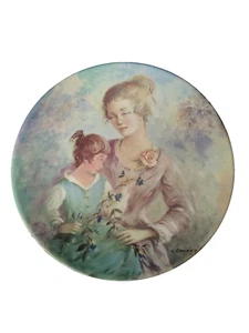 "Marie et Jacqueline" Guy Cambier 1984 Vintage Porzellan Teller mit COA - Bild 1 von 7