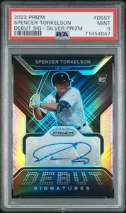 Prizm Baseball 2022 Spencer Torkelson RC Debutto Sig. Silver Prizm #DS-ST PSA 9 - Foto 1 di 2