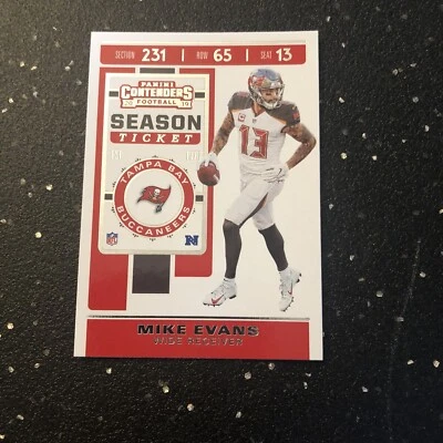 Mike Evans 2019 Panini Contenders Football #82 NFL Tampa Bay Buccaneers WR - Image 1 of 2
