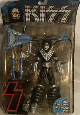 Figura de acción KISS Ultra Ace Frehley de colección Mcfarlane 1997 paquete dañado Foto 1 de 4