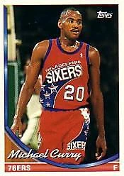 1993-94 Topps #286 Michael Curry RC - NM - Image 1 of 2